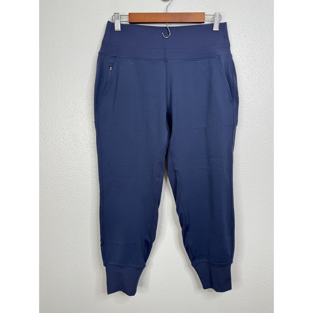 Athleta Venice Jogger Navy Blue Athletic Pants‎ Womens Medium Petite 597888-04
